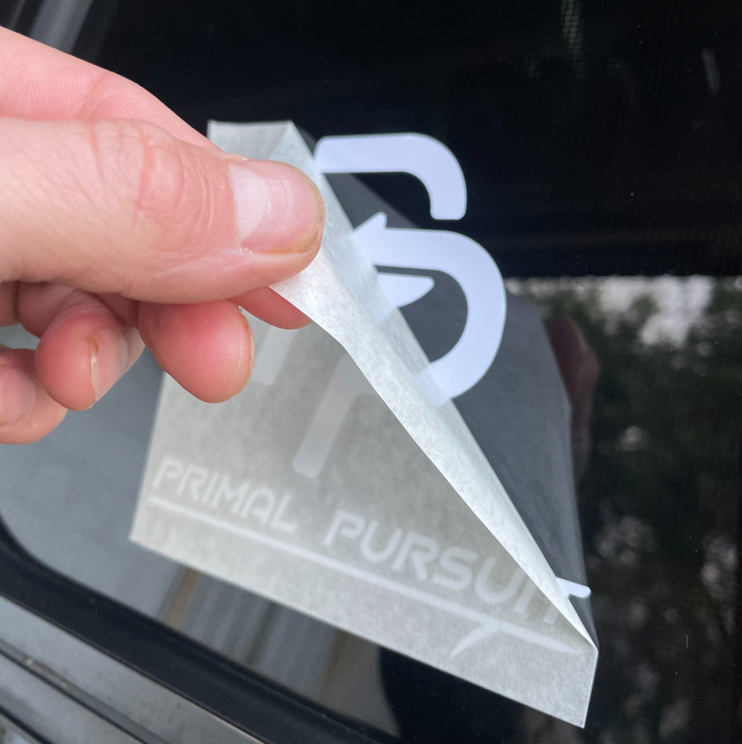 Primal Pursuit Transfer Sticker