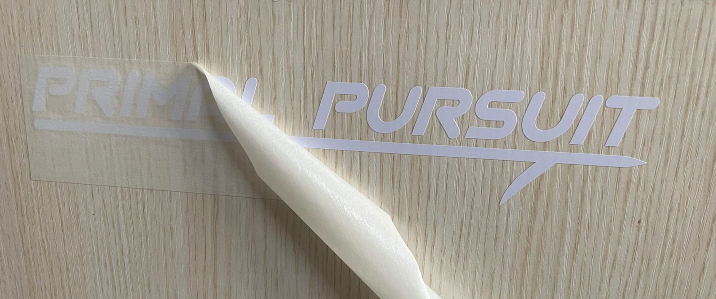 Primal Pursuit Barrel Sticker