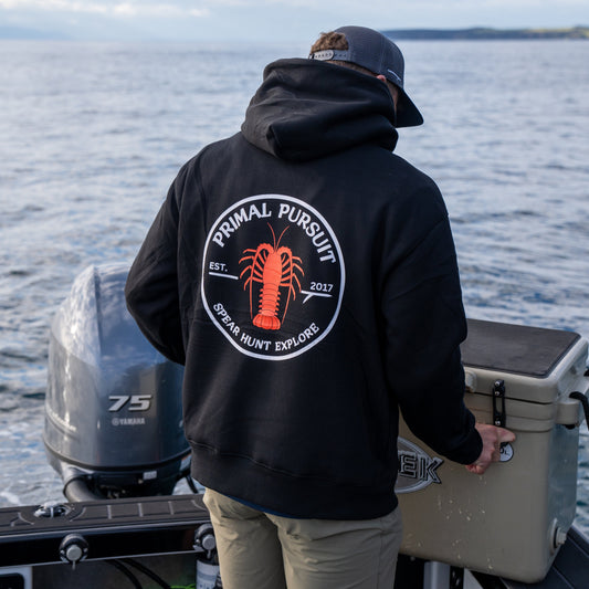 Crayfish Hoodie - 'Spear Hunt Explore'