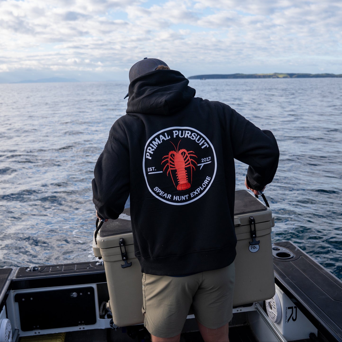 Crayfish Hoodie - 'Spear Hunt Explore'