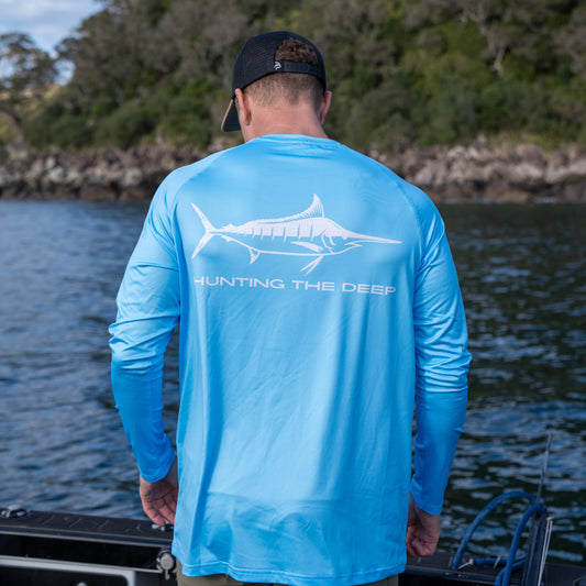 Long Sleeve Fishing Shirt 'Hunting the Deep'